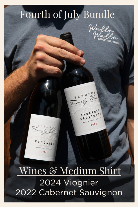 Fourth of July - Wines + MEDIUM Shirt
